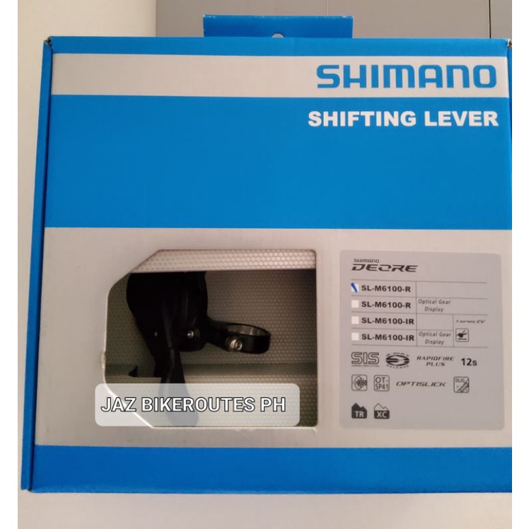 SHIMANO DEORE 12 Spd SHIFTING LEVER SL-M6100-R (NO DISPLAY) | Shopee ...