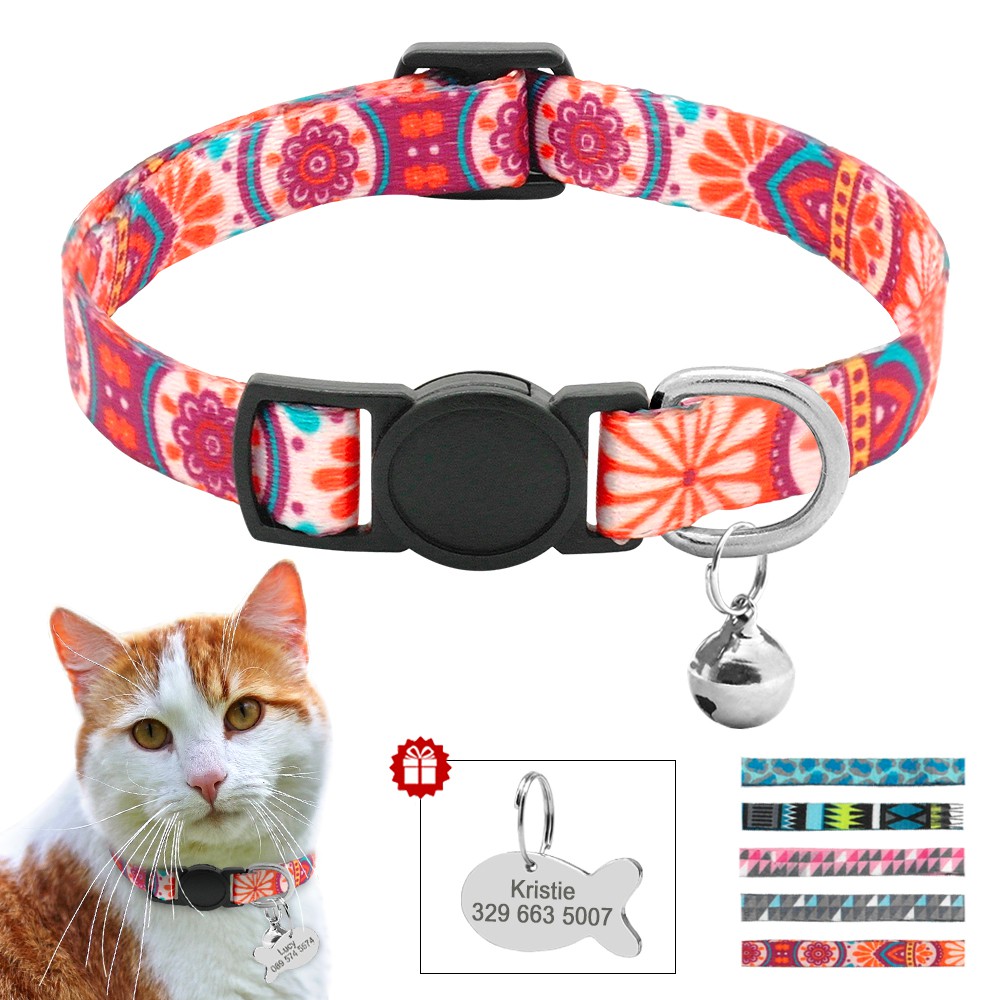 Cat Breakaway Collar with Safety Quick Release Buckle Bell for Pet Puppy Kitten Shopee Philippines