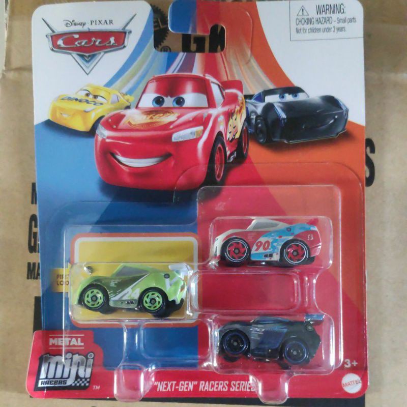 Disney Pixar Cars Mini Racers Next-gen Racers Series 3-pack (chase 