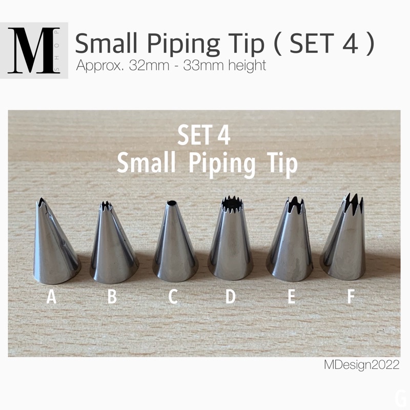 Small Piping Tip, Sold per Piece | Shopee Philippines