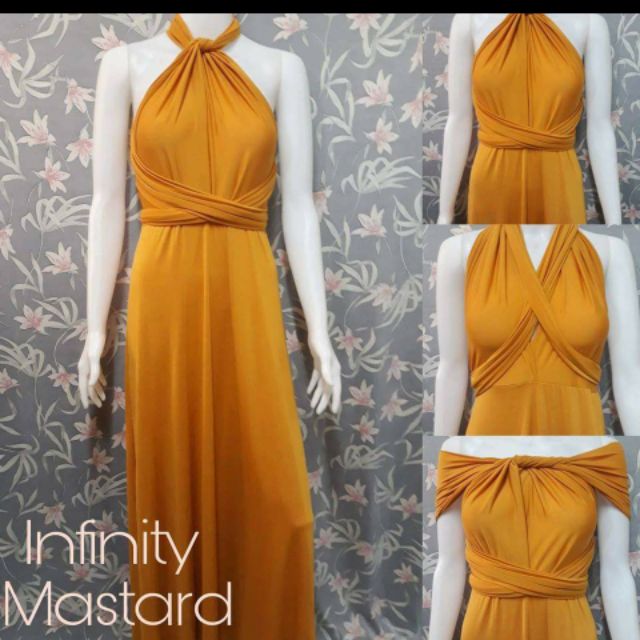 Infinity dress outlet mustard