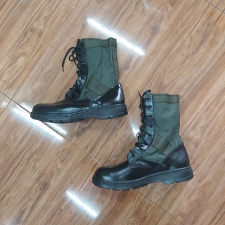 fatigue black combat shoes boots
