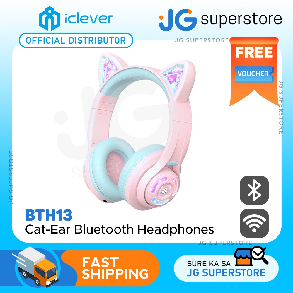 iClever BTH13 Bluetooth 5.0 Headphones with 3 setting Volume Limiter