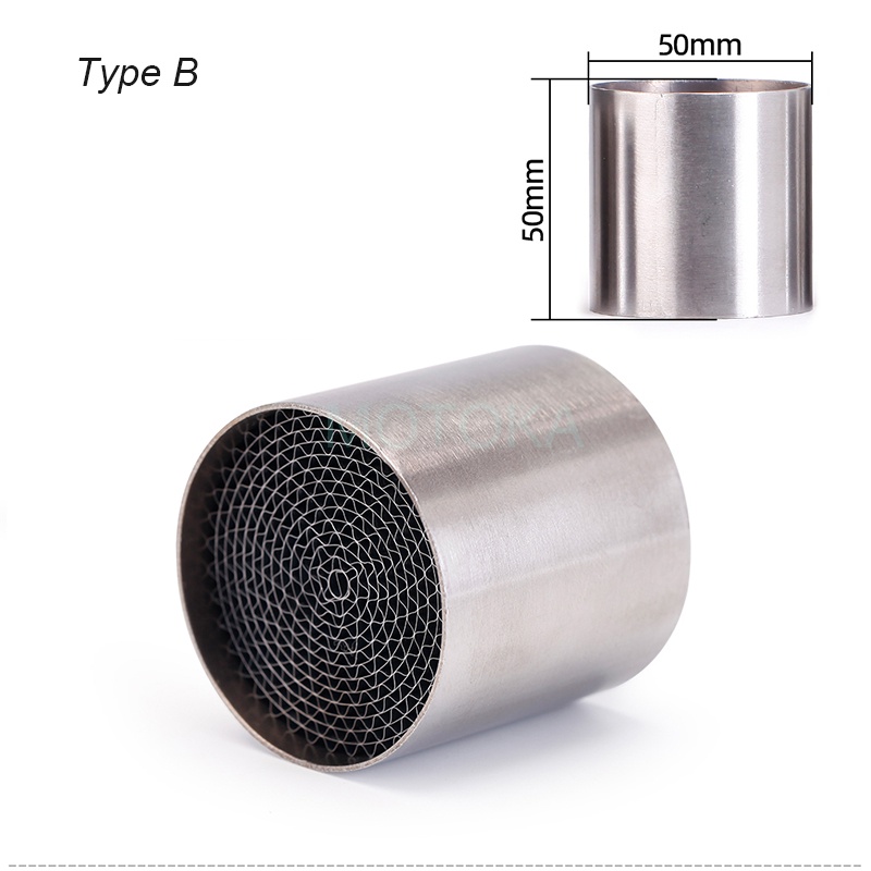 Modified Diameter 48mm 50mm 53mm Exhaust Mufffler Pipe Catalyst Noise