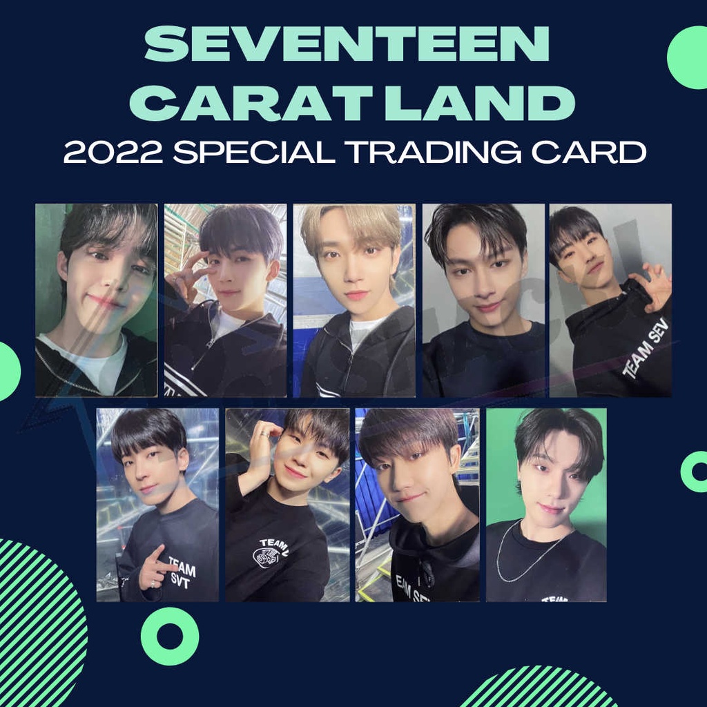 SEVENTEEN SVT CARATLAND 2022 SPECIAL SELCA Trading Card Shopee