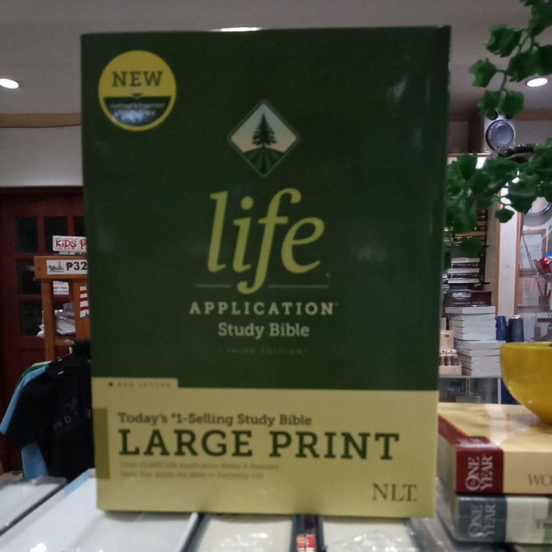 NLT Life Application Study Bible, Large Print Hard Cover | Shopee ...