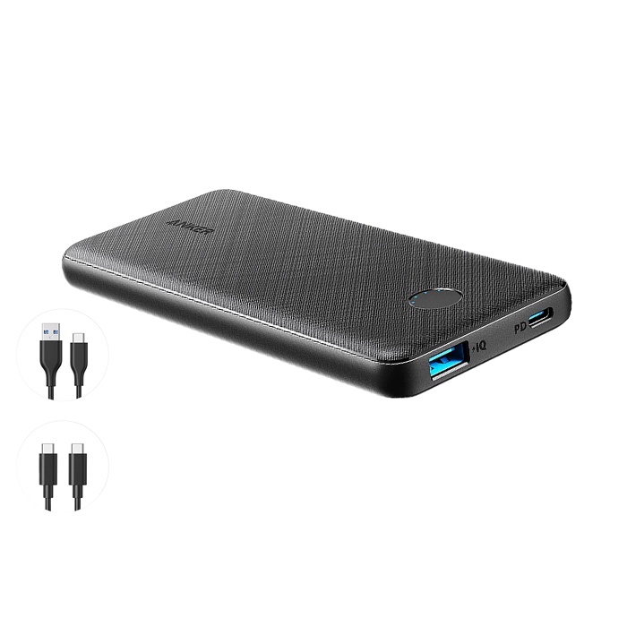 Anker Powercore Slim 10000 Pd 10000mah Power Bank Usb C Power Delivery 18w Promotion Shopee 8071