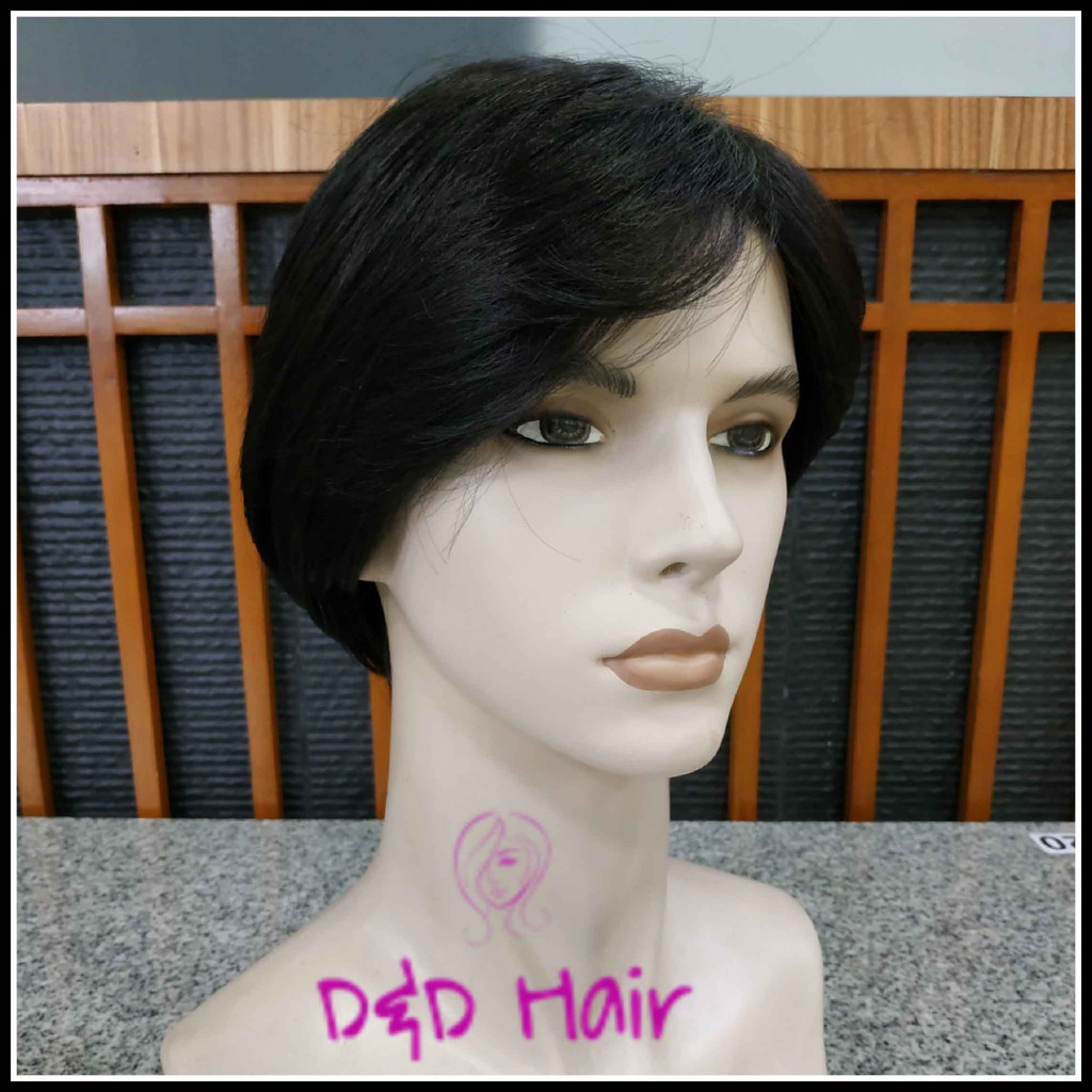 Hair Wigs Men's Wigs D&D1405 Black Men's Wigs Shopee Philippines