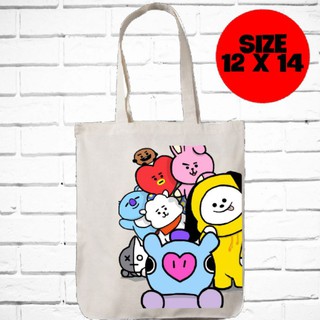 Tote bag 2025 bt21 shopee