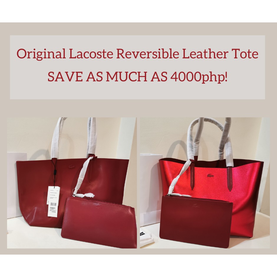 Authentic Lacoste Reversible | Shopee