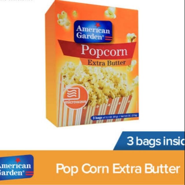 American Garden Popcorn (Extra Butter Flavor) Shopee Philippines
