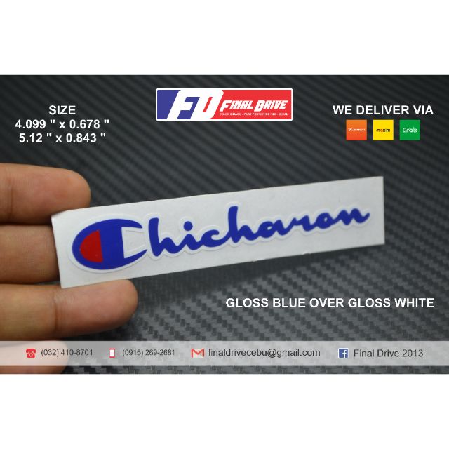 1 PIECE CHICHARON DIECUT DECAL STICKER | Shopee Philippines