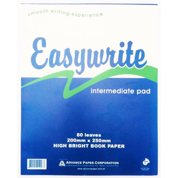 Pad Paper Grade 1, 2, 3, 4, 1/4, 1/2 CW, 1/2 LW, Intermediate Pad (Easy Write Mica) Shopee