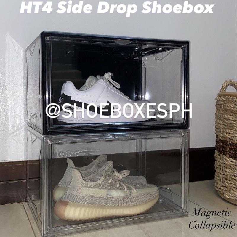 Side drop hot sale shoe box