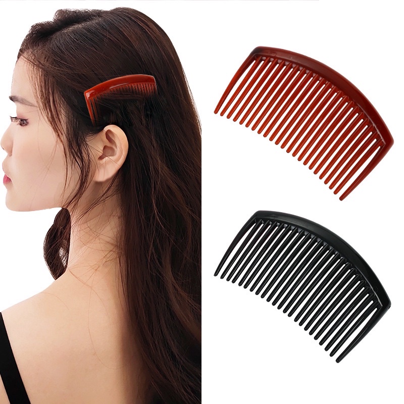 Fashion Side Comb Plain With Design | Shopee Philippines