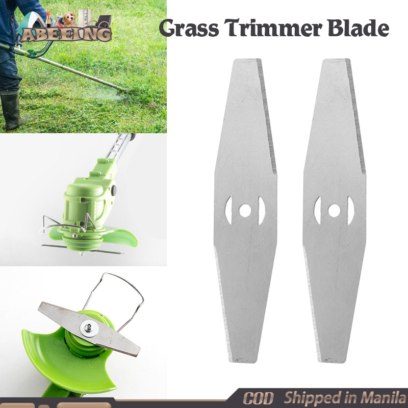2Pcs Trimmer Blade Electric Cordless Metal Grass String Trimmer Head ...