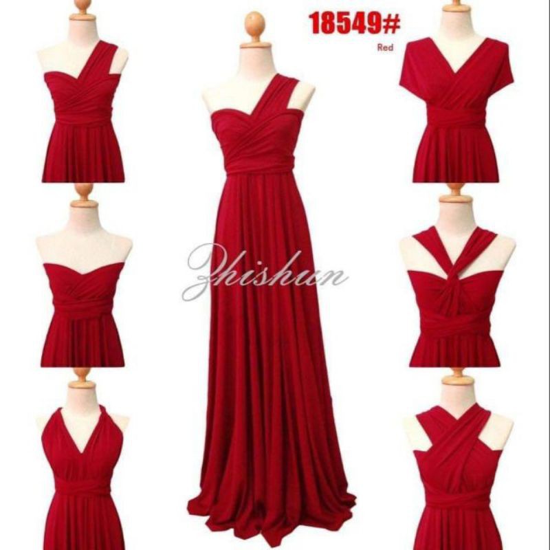Bloody red cocktail dress sales