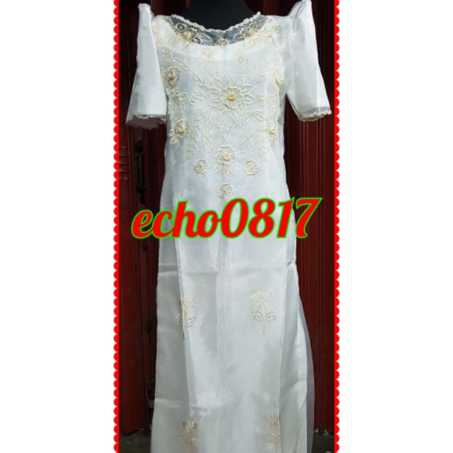 Maria clara dress outlet designs