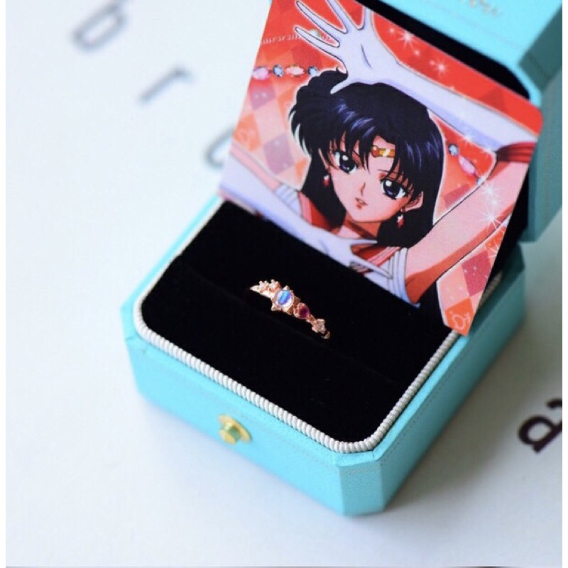 YH 18k rose gold plated Sailor Moon joint ring adjustable Shopee Philippines