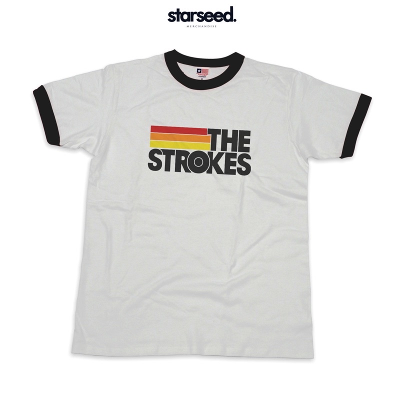 T-shirt The Strokes New York Rock - Homme Coupe Regular - Beige Coton - Tailles M à 3XL
