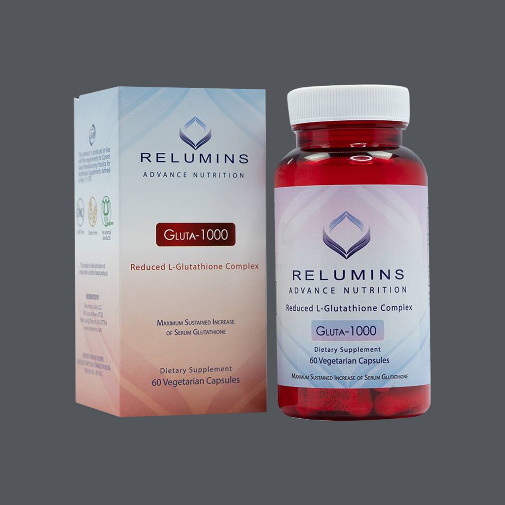 RELUMINS L-Glutathione 1000mg 60 Vegetarian Capsules | Shopee Philippines