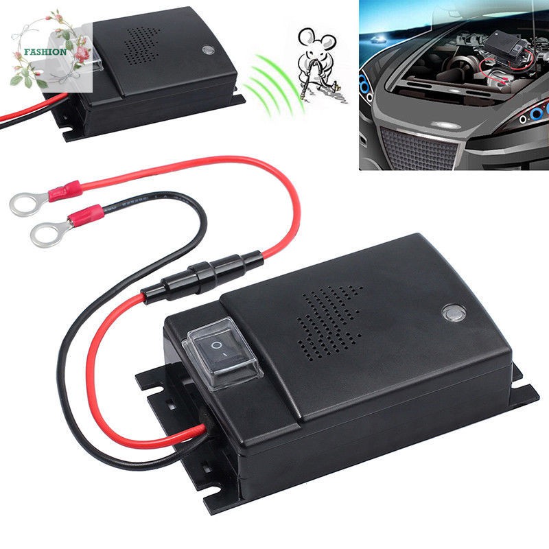 Ultrasonic Mouse Repeller 12V Car Rat Rodent Deterrent Wire Engine Pest  Control