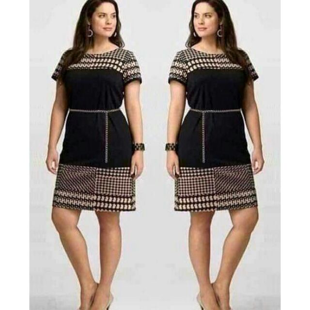 Shopee plus shop size dress