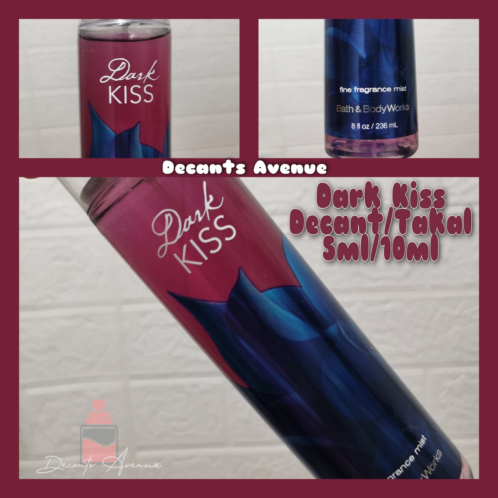 Dark Kiss Bath And Body Works 1ml 3ml 5ml 10ml Shopee Philippines