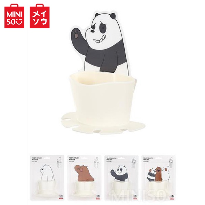 Miniso x We Bare Bears Toothbrush Holder Shopee Philippines