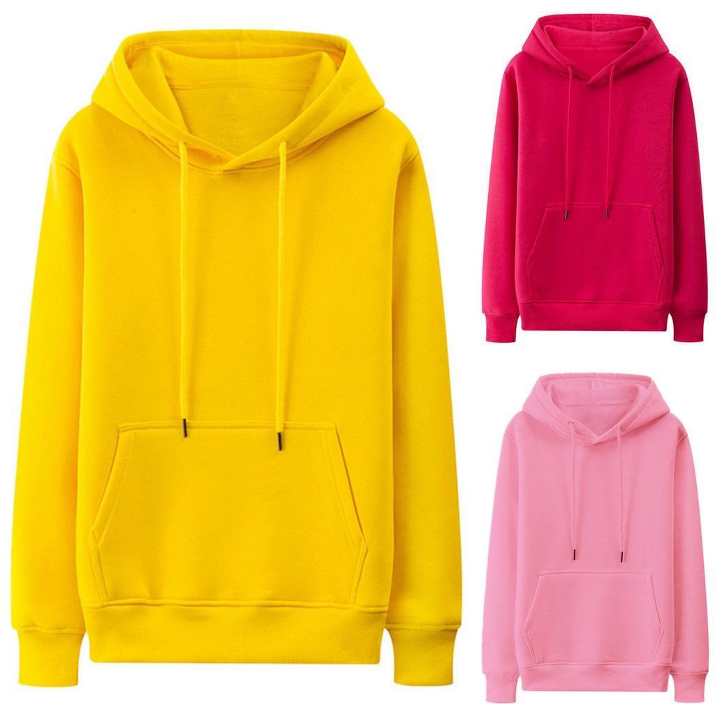 gxg Women Unisex Plain Hoodie Jacket