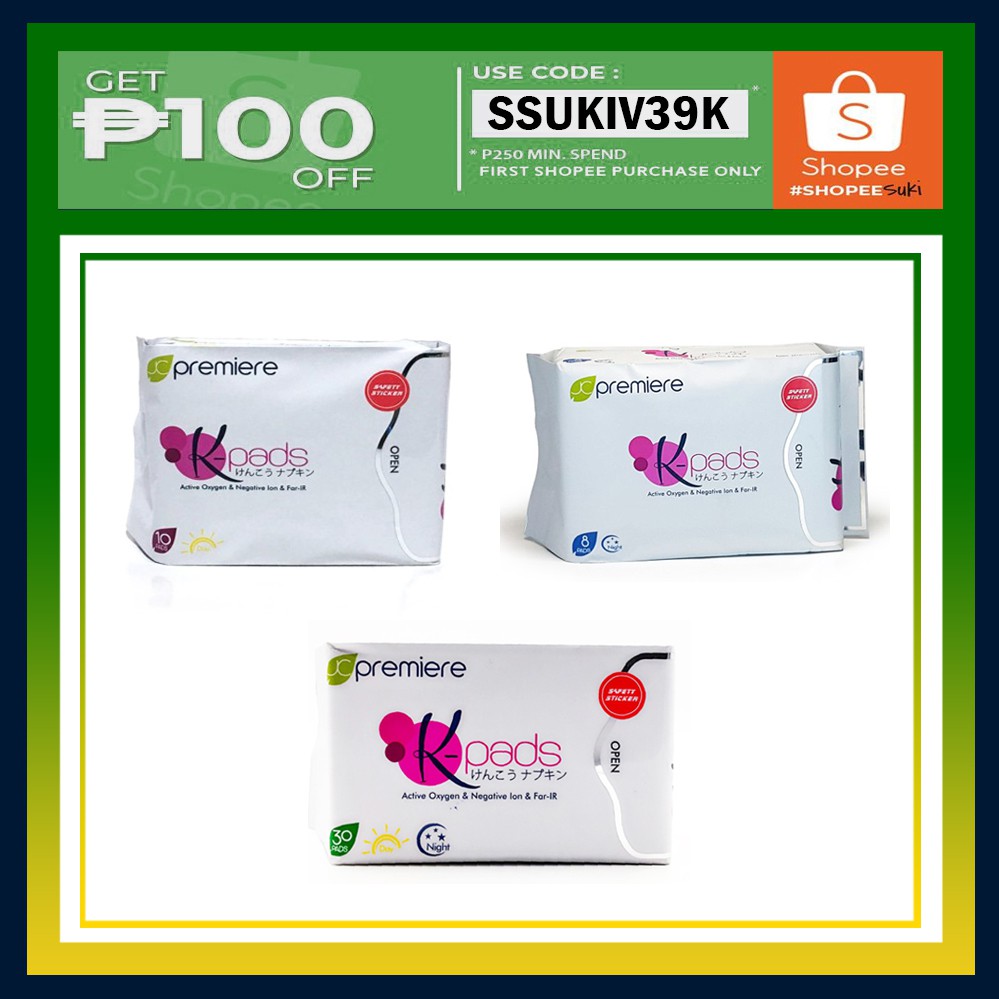 KPads Pantyliner, Day, Night. Kpads K Pads Panty Liner Shopee