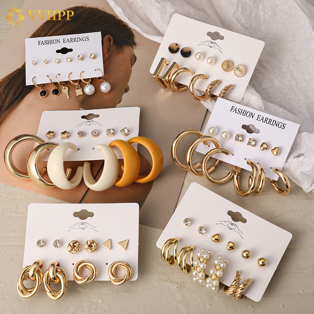 Retro earrings deals