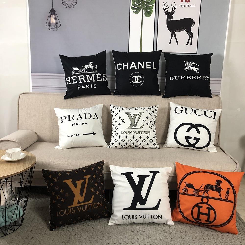 Branded store cushion covers