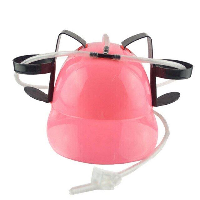 2020 New Hot Lazy lounge Beer Soda Guzzler Helmet Drinking Hat Birthday ...