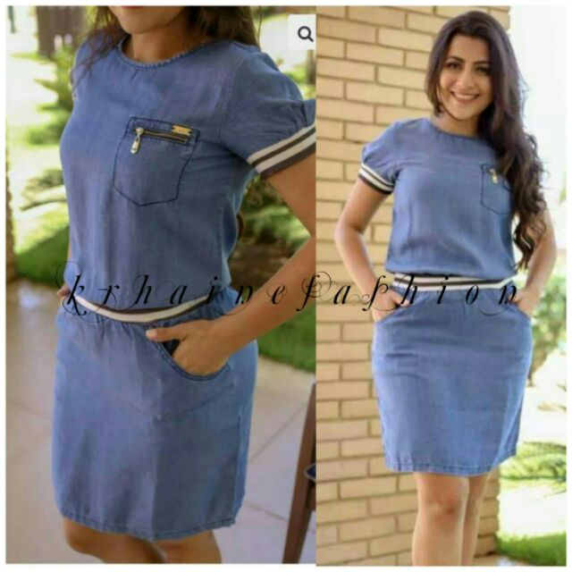 Shopee hotsell denim dress