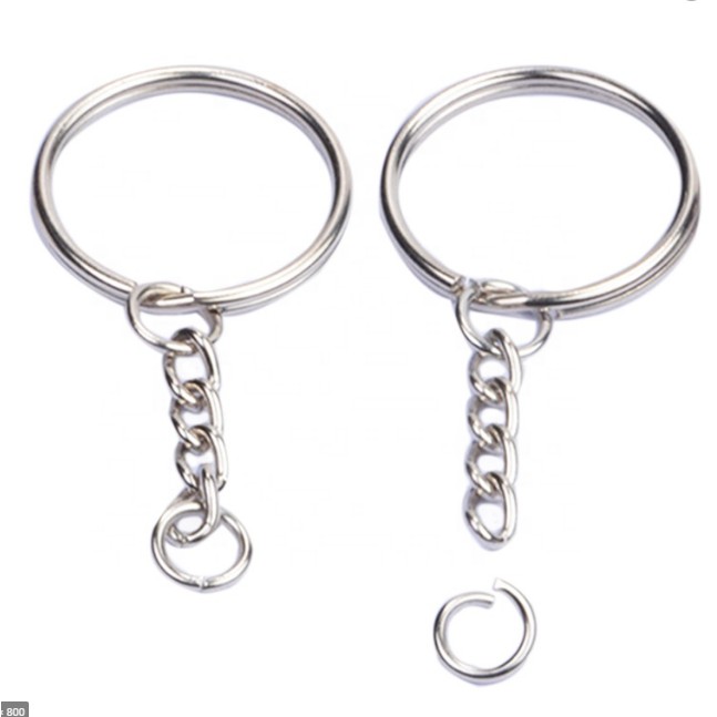 METAL KEYCHAIN RINGS 100 PCS PER PACK Shopee Philippines