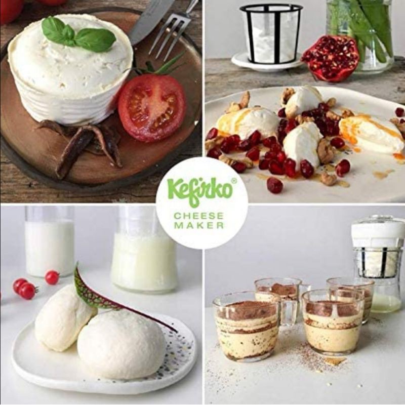 Kefirko Cheese Making Kit the Ideal Set for Making Different Fresh CHEESE  Varieties at Home 1.4L 