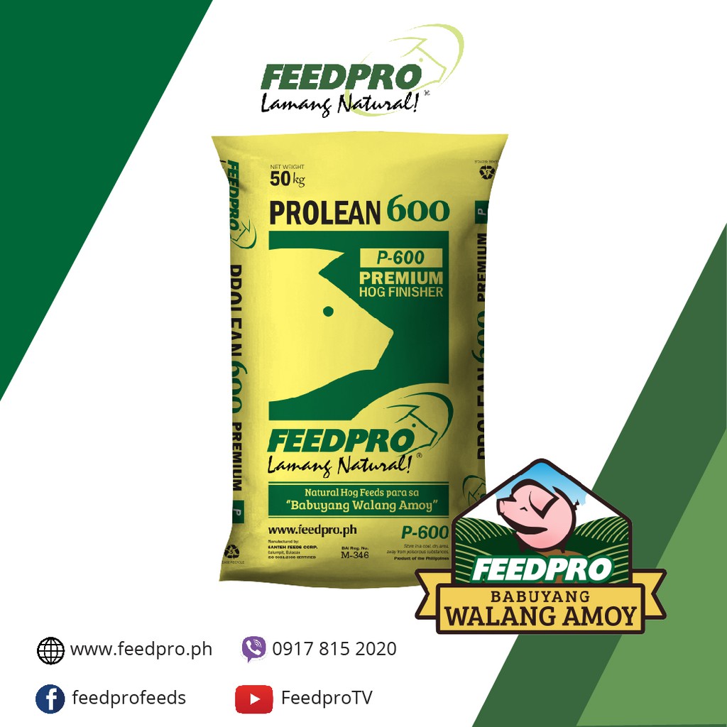 Feedpro Prolean Babuyang Walang Amoy Natural Hog Feeds repacked