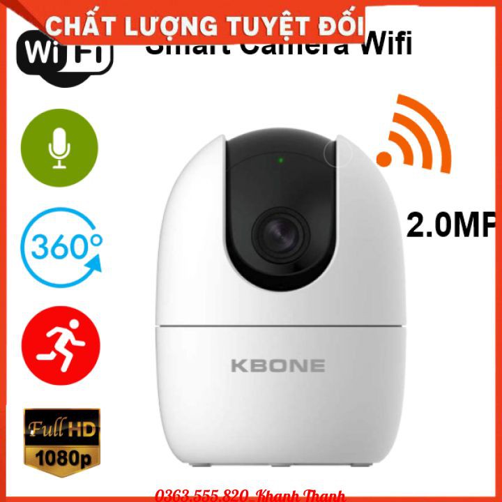 Genuine KBONE KN-H21PW 2.0MP Wifi IP Camera (2-way phone, 256G Max ...