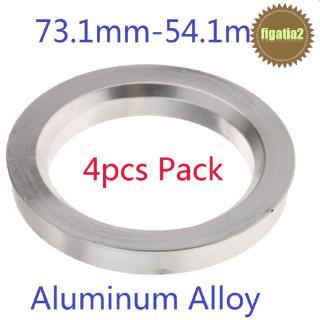 4x Aluminum Hub Centric Spacers Rings 100mm OD to 78.1mm ID (No