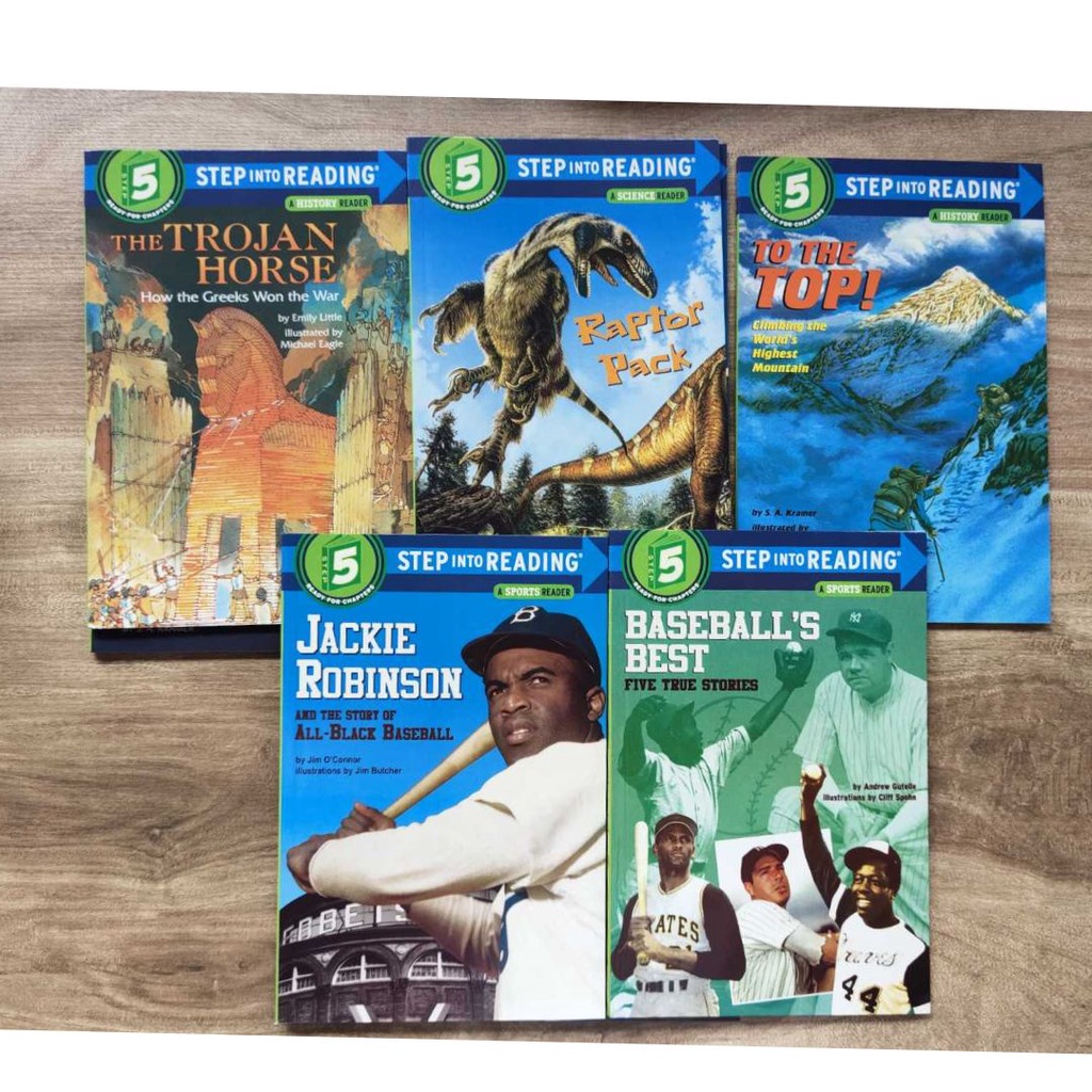 Step into Reading (Level 5) 11 books | Shopee Philippines