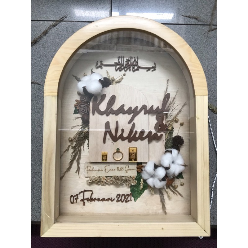 Ready Semicircle Frame Mahar Door Frame U Shape Frame | Shopee Philippines
