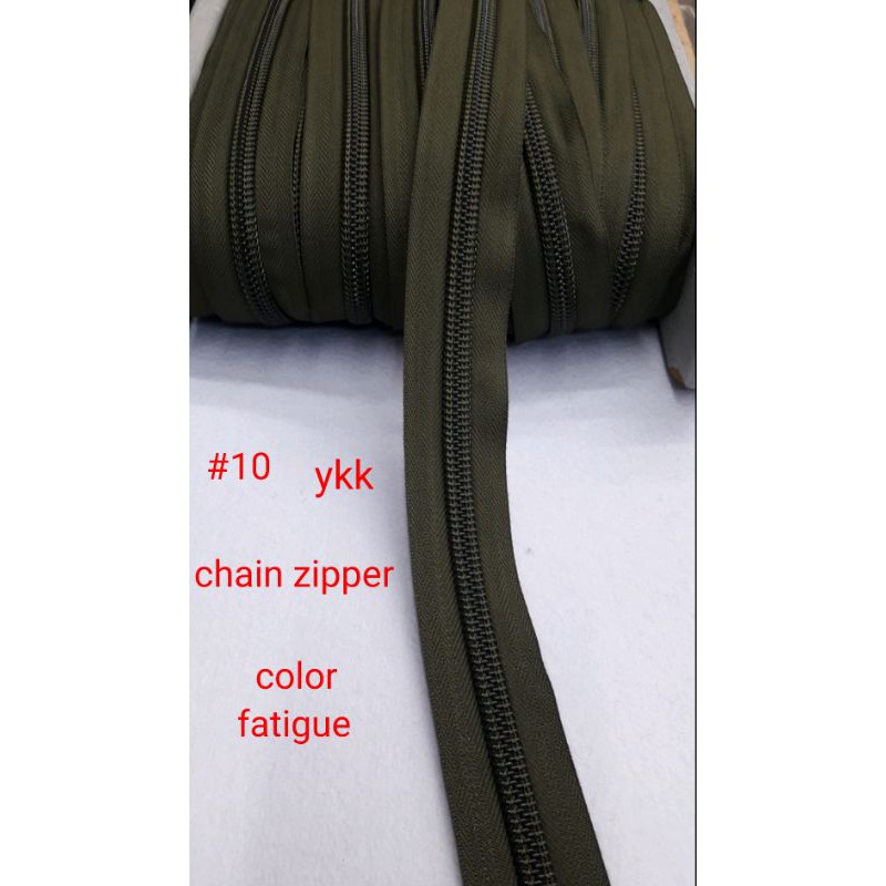 #10 ykk chain zipper sold per (20 meter)and (10meters) | Shopee Philippines