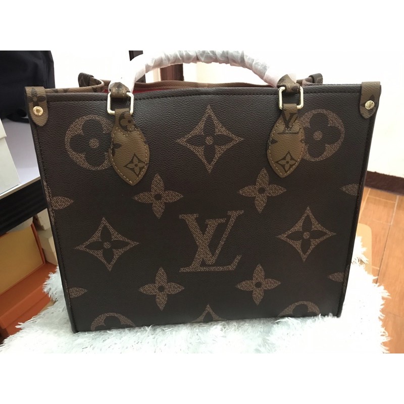 LV OTG hand bag shoulder bag two way two tone top grade quality