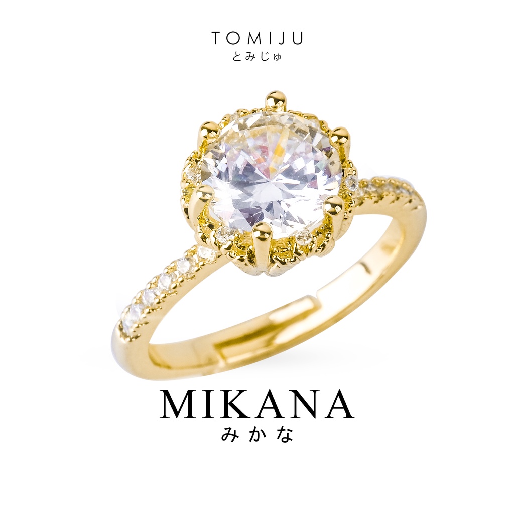 Mikana Bloom 18k Gold Plated Tomiju Ring Accessories Jewelry For Women ...