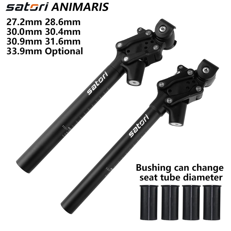 SATORI ANIMARIS bicycle Damping suspension seatpost mountain bike seat post 27.2 28.6 30.0 30.4 30.9 33.9mm X350MM tube Shopee Philippines