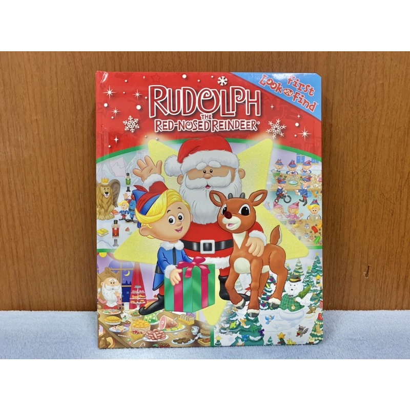 Rudolph the Red Nosed Reindeer Look and Find Oversized BOARD BOOK ...