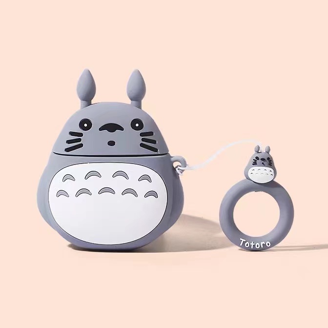 Totoro Dancing Cat Airpods Pro 2 Case Cute Airpods 3 Case Silicone