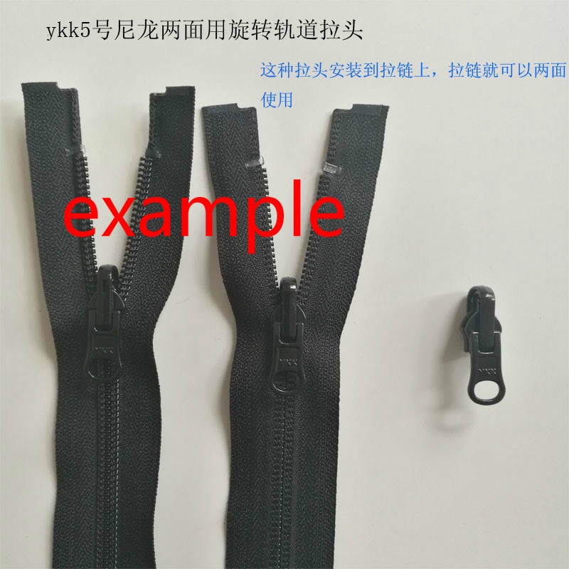 10pcs/lot ykk 5 nylon zipper slider puller head lock replacement
