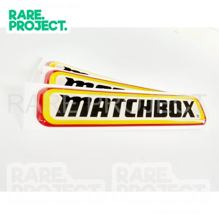 Emblem MATCHBOX CAR/MOTORCYCLE STICKER RESIN embossed FLEXIBLE CAR ...